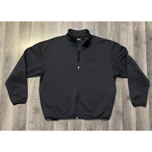 PING Collection Men's Large Black Full Zip Golf Jacket Performance Windbreaker L